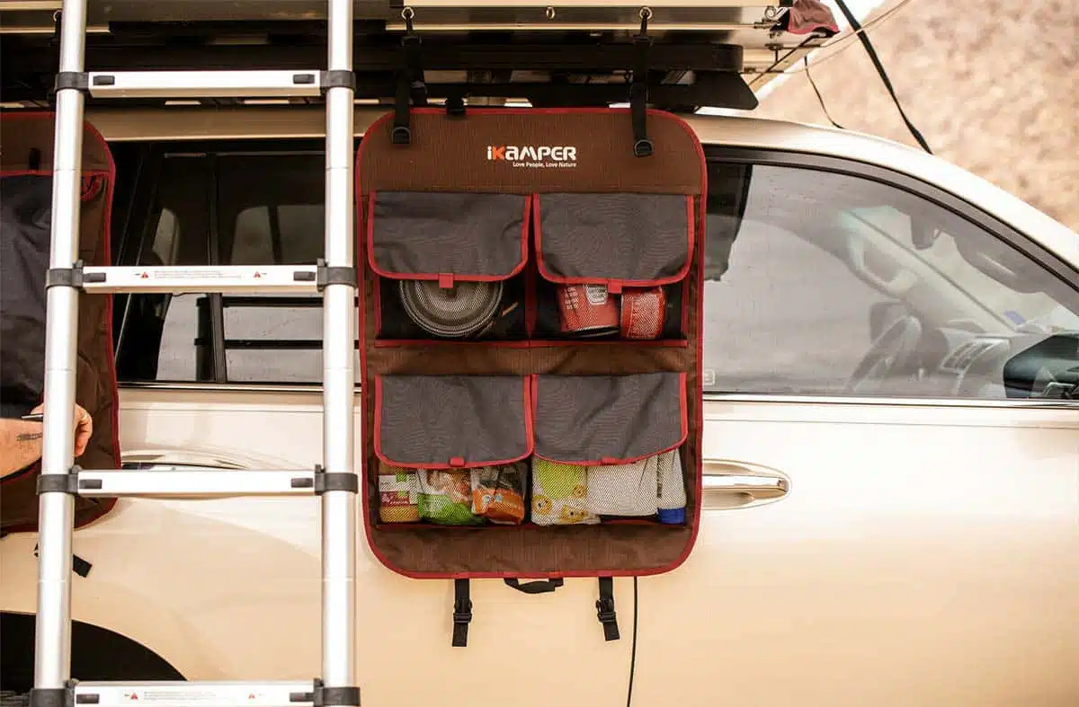 Campingkeuken opvouwbaar - campingkast inclusief opbergtas - kampeerkeuken - zwart