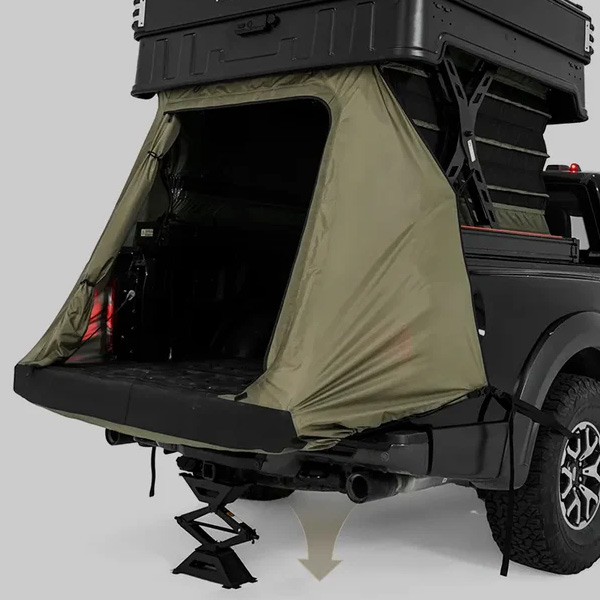 Die Heckabdeckung sorgt für einen Wetterfesten Schutz